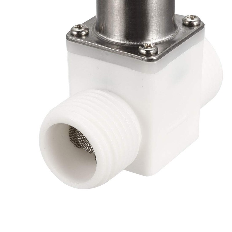 sourcing map Impuls Solenoid Valve with Filter G1 / 2