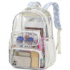 BTOOP Clear Backpack Heavy Duty Transparent Bag 17" See Through
