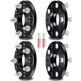 SCITOO 4X 5 Lug Wheel spacers 5x4.5 to 5x4.5 12x1.5 64.1mm 15mm Compatible with for CRZ for HRV Wheel spacers for Odyssey Pilot Wheel spacers