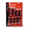 Crescent 8PC Diamond Tip Dual Material Screwdriver Set with Phillips