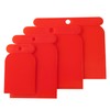 4pc Multipurpose Plastic Filling and Scraping Set - Putty Scraper,