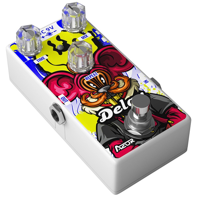 AZOR Delay Guitar Pedal, Digital Effect Mouse Vintage Delay Pedal