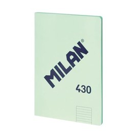 MILAN® A4 Glued Notebook, Lined Paper, 48 Sheets A4, 95gsm Paper 1918 Series, Green
