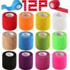 12 Pcs Vendas autoadhesivas, 5cm x 4.5M Cinta de Vendaje