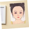 TOVINANNA 2pcs Face Painting Practice Board Makeup Practice Face Draw