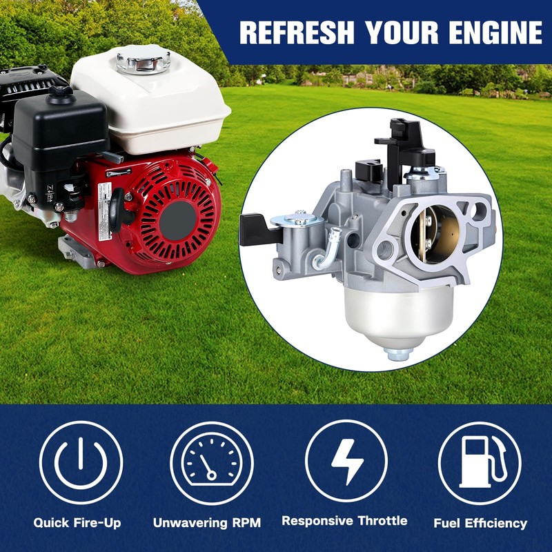 Powtol GX390 13HP Carburetor for Honda GX 390 Engines Pressure