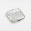 THINGS REMEMBERED Engraved Silver Leaves and Vines Compact Makeup Mirror