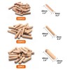 Wooden Dowel Pins Assorted Kit - M6/M8/M10 Fluted Wood Dowel