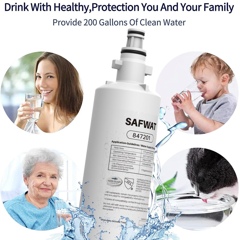 SAFWAT 847201 Replacement for Fisher & Paykel 847201 Refrigerator Water