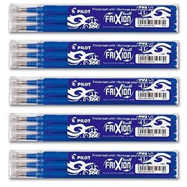 Pilot Frixion Rollerball Pen Refills, Erasable (Pack of 15, Blue)