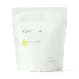 MUJI 84935084 Sea Salt Bath Salt, Herbal Citrus Scent, 12.2 oz (360 g) / Spoon