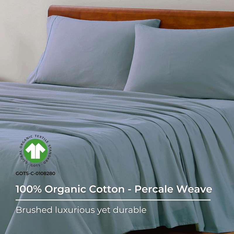 LANE LINEN LANE LINEN 100% Organic Cotton RV Queen Sheets