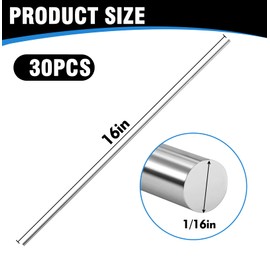 30 Pcs Stainless Steel TIG Welding Rod ER308L, 1/16"x16" Welding Wire Filler Rod, Low Splatter Corrosion Resistance Welding Rods, TIG welding accessories