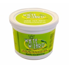 White Wizard Spot Remover And All Purpose Cleaner - Two Tubs - 20 oz - Odorless, Biodegradable, Non-Toxic Eco Formula