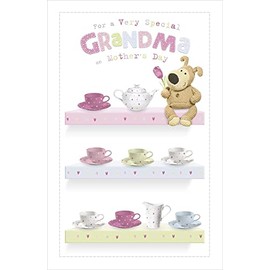Boofle Mother's Day Card for Grandma With Envelope - Cute Design