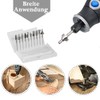 Mesee 10 Piece Cutter Set, HSS Rotary Cutting Burr Set,