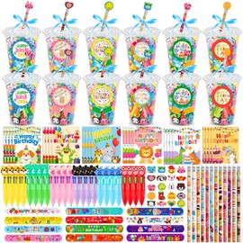 Zenoble 24 Set Classroom Birthday Gifts for Students Birthday Reusable Cups