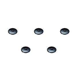 Set of 5, Chawanmushi Lid, Black, 2.4 inches (62 mm) [Cutlery]