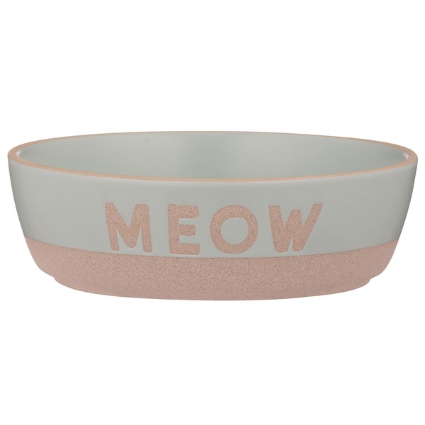Mason Cash: Meow Cat Bowl - 5.1", 10.1oz - Green