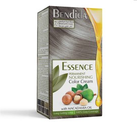 Bendida Permanent Hair Colour - Hair Dye, Red, Brown, Matt Blonde, Black, Ash Blonde, Hair Colours with Macadamia Oil, Hair Dye with Long-Lasting Colour 120 ml (7.2 Medium Pearl Blonde)