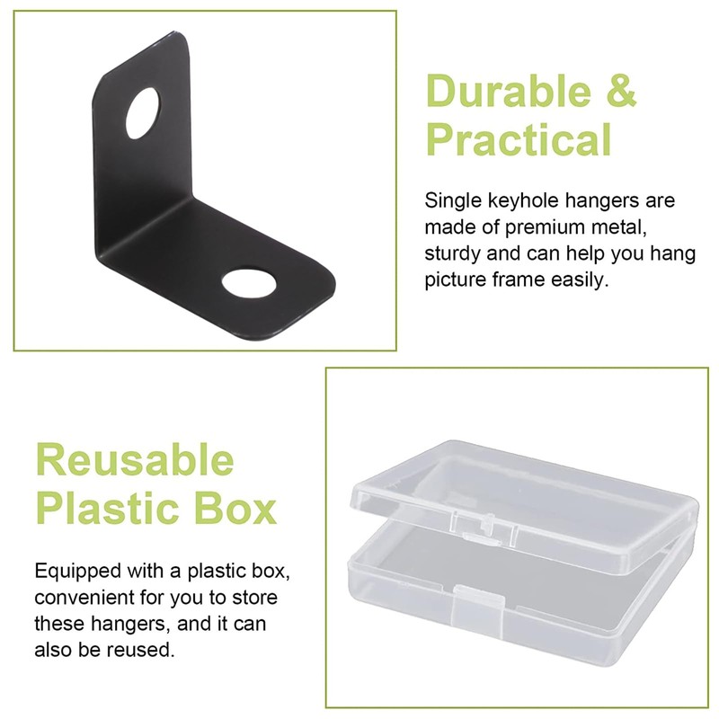 UFURMATE Picture Frame Corner Brackets, Pack of 100 Small L