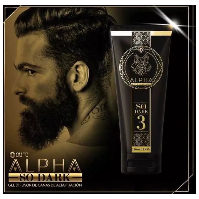 Ouro Gel Matizador P/ Canas Para Caballero Negro De Ouro