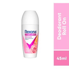 REXONA DEODORANT ROLL ON VITAMIN+BRIGHT ROSE GLOW 45ML
