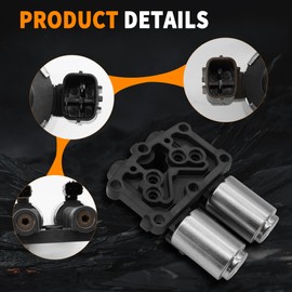 Ovabeyna 28260-RG5-004 Transmission Dual Linear Shift Solenoid with Gasket Compatible with 2012-2013 Honda Civic Compatible with 2009-2013 Honda