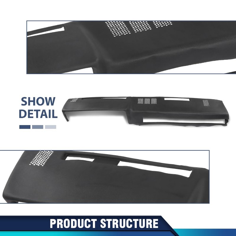 PIT66 Dash Bezel Cover Compatible with 1981-1987 Chevy GMC Full