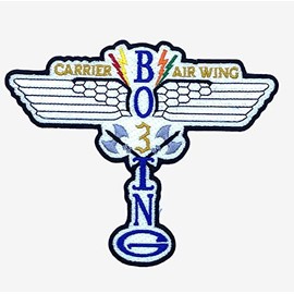 Squadron Nostalgia LLC Carrier Air Wing CVW-3 Boeing Patch – Plastic Backing