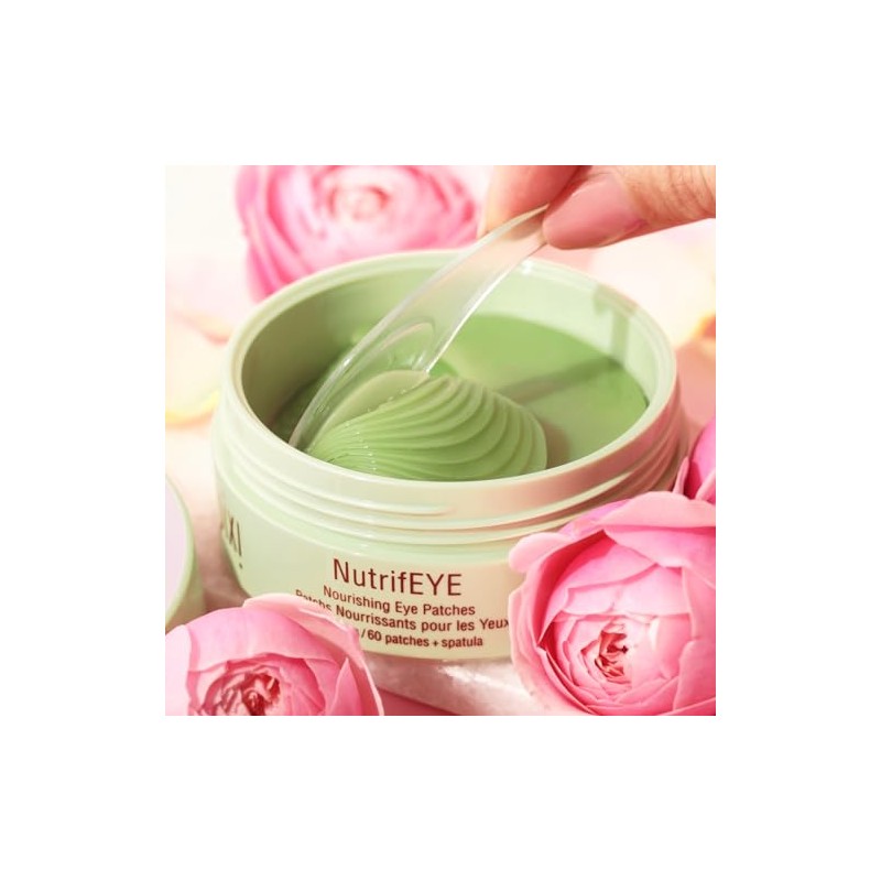 Pixi NutrifEYE, Parches Nutritivos para Ojos con Rosa y Manzanilla,