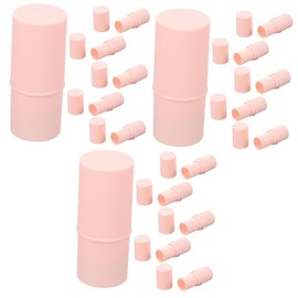 Healvian 18pcs Lip Balm Tube Holders Empty Lipstick Containers for Portable Use Refillable Lip Balm Tubes Frosted