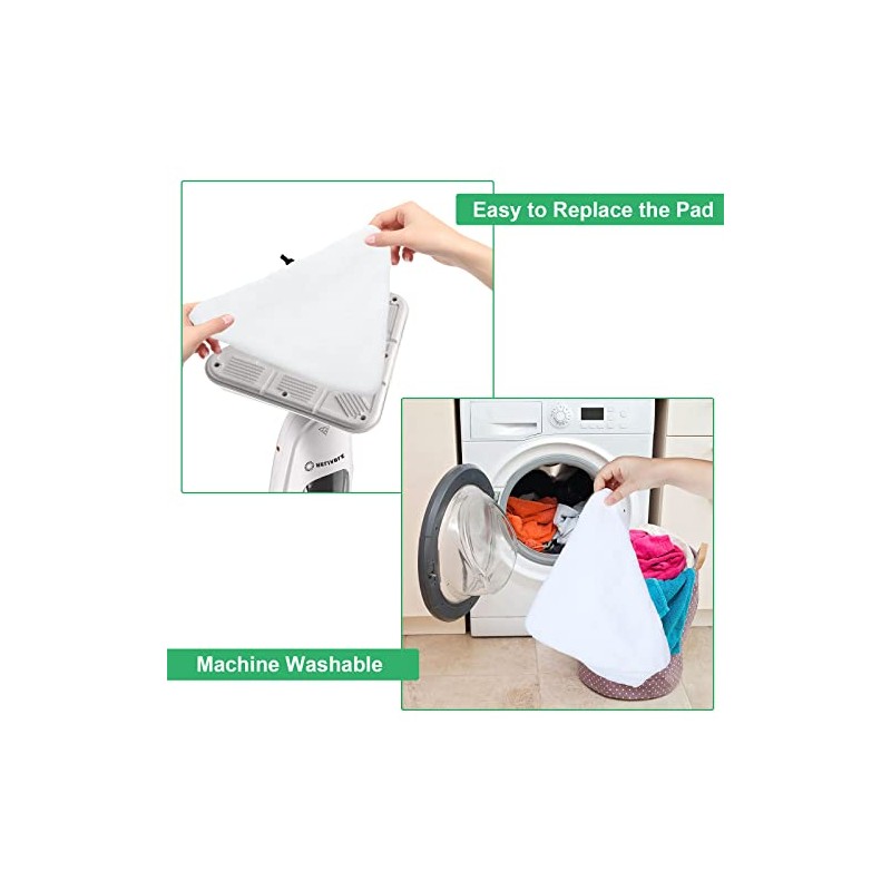 12 PCS Microfiber Steam Mop Pads - Reusable & Washable