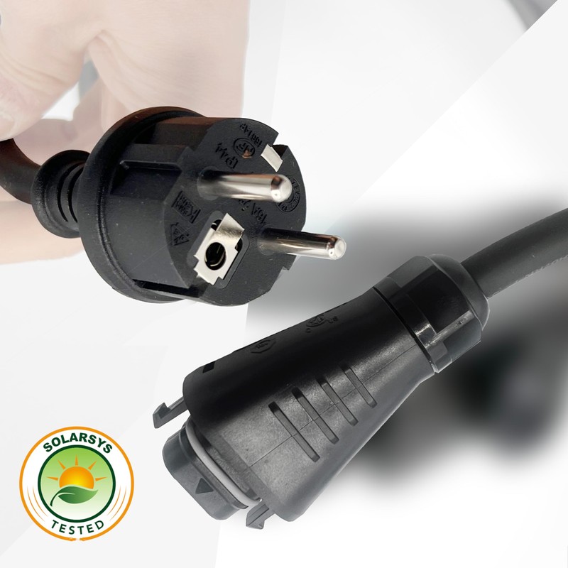 Solarsys® - 3 Meters AC Power Cable with HMS Field