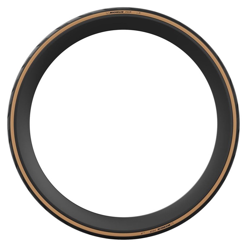 Michelin PRO5 Road Bike Tyres, 700x28C, Black/Brown, 310g