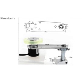 CALT GHW38 200mm Roller Rubber Wheel Length Position Meter Measuring Pulse Rotary Encoder 1000PPR NPN Output with HB961 Indicator Steel Mounting Spring Bracket for Lift Rail