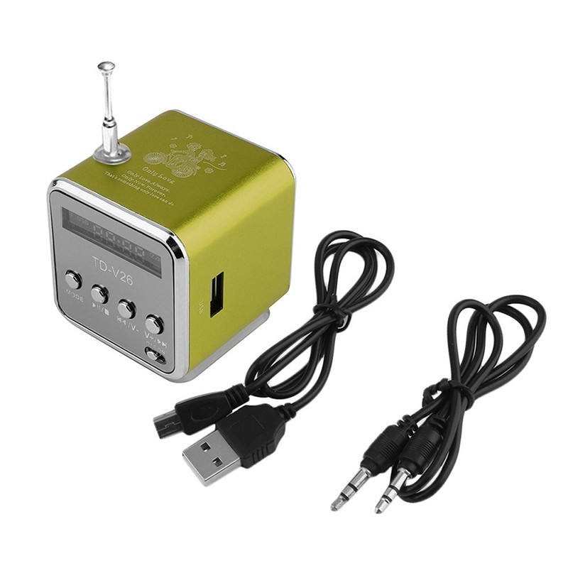Portable Mini USB Speaker MP3/4 Music Player Support SD TF