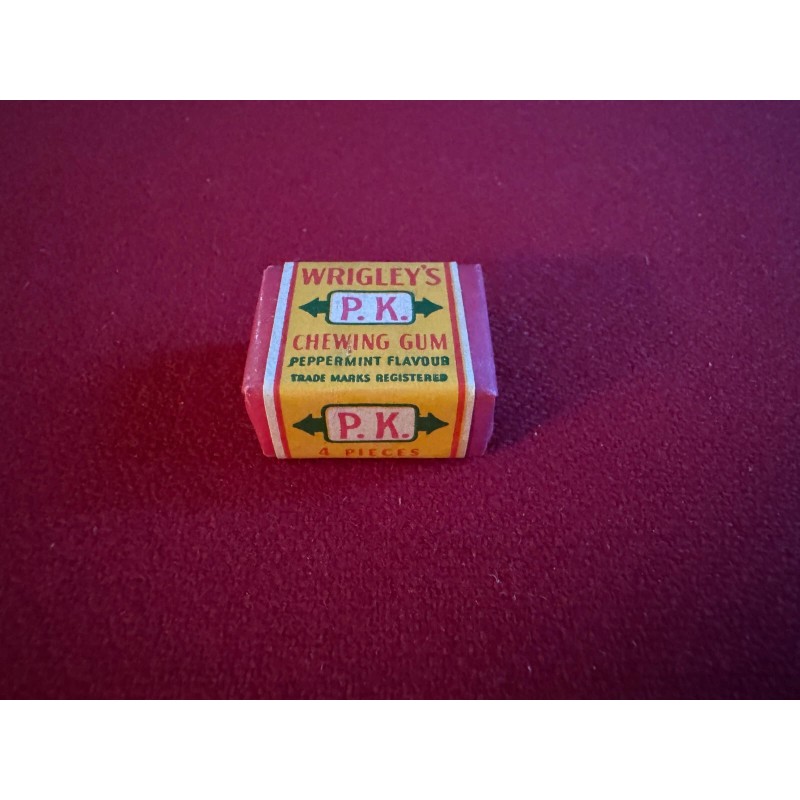1952, Wrigley's "P.K." PELLET "Un-Opened" Gum Pack (Scarce / Vintage)