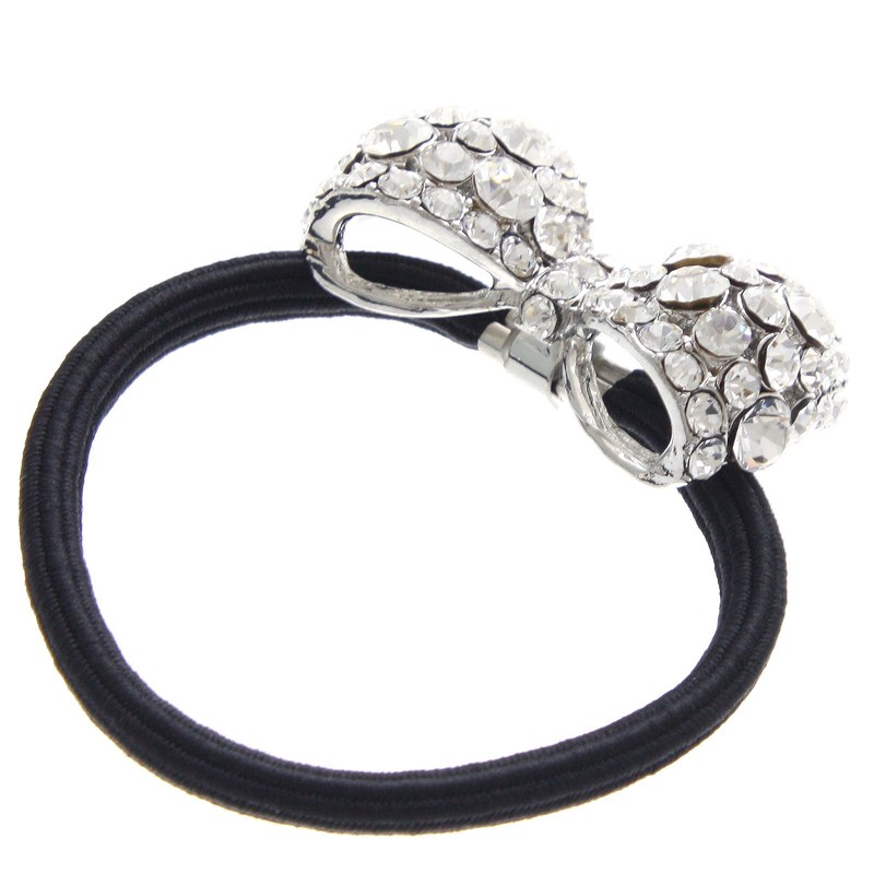 VINGTAINE H-442-s-hgom Bijou Plump Ribbon Hair Rubber Hair Accessory