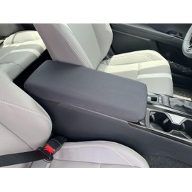 Car Console Covers Plus Made in USA Designed for Toyota Camry 2025 Neoprene Auto Armrest Center Console Cover Protector Gray