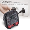 Receptacle Tester, HT106E Multi-Function Electric Socket Tester Mains Fault Checker