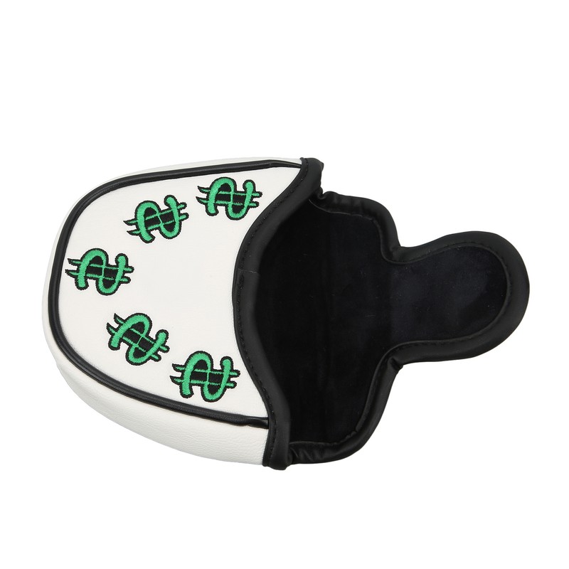 Golf Putter Head Covers PU Leather Waterproof Sunscreen Putter Headcover