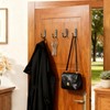 BREYDROK 20-Pack Towel Hooks for Bathroom, Heavy Duty Black Metal