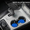 MEAJOO 2PCS Car Cup Holder Coaster, Non-Slip Cup Holders Embedded