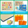 Foldable,Freestanding Felt Flannel Board Set for Toddlers,With 75 Felt Learning