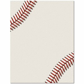Baseball Letterhead Laser & Inkjet Printer Paper, 25 pack