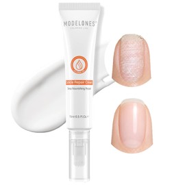 modelones Crema Para Cutícula, Ultra-Hidratante Cuidado De Uñas Aceite De Jojoba Orgánico Vitamina E, Tratamiento Reparador De Cutícula Reparación No Grasienta Secas Cutículas Agrietada