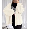 PRETTYGARDEN Womens Oversized Cardigan Sweaters 2025 Fall Long Lantern Sleeve