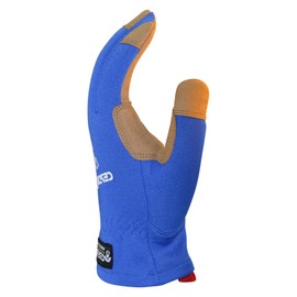 Cestus GenU Blue, Gardening Gloves for Men, Leather Work Gloves, Touchscreen, Weeding, Pruning, Digging (X-Large, Blue)