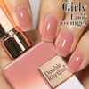 Double Rhythm Translucent Gel Polish Sheer Neutral Natural Light Milky